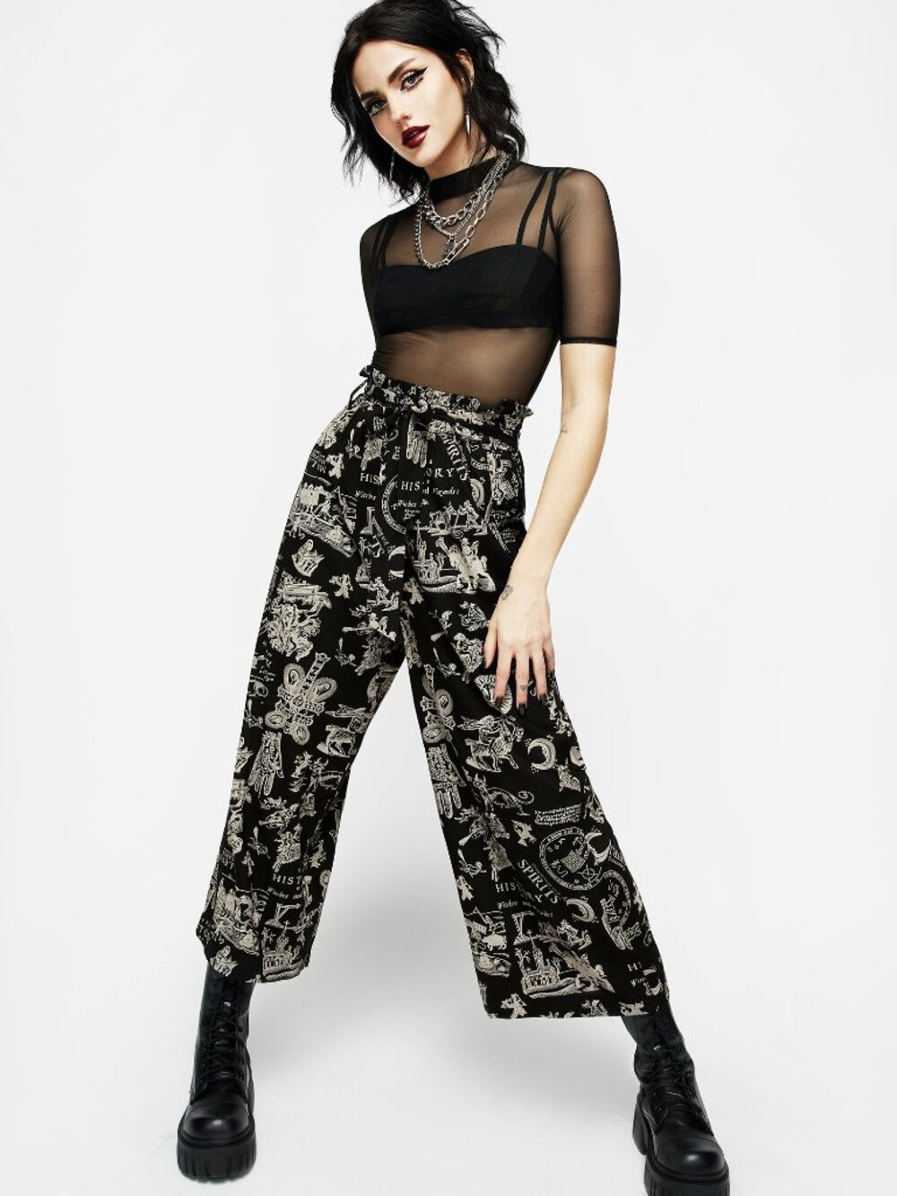 Disturbia "Heresy" Paperbag Trousers - US 6